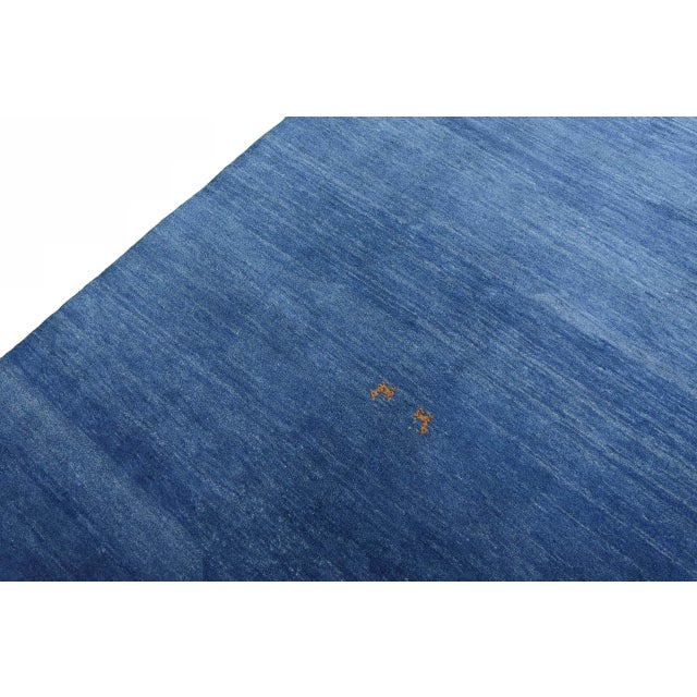 Handknotted Woolen Gabbeh Loribaft Rug For Sale - Image 5 of 10