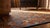Superb Persimmon Color and Navy Border With Chinoiserie Pattern Antique Chinese Kansu Rug For Sale - Image 13 of 14