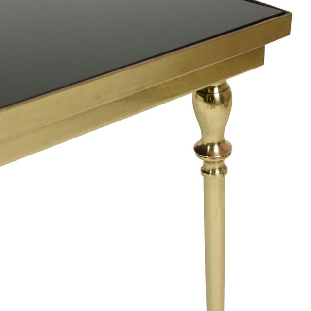 1960s Vintage Brass and Copper Coffee Table from Maison Jansen, 1960s For Sale - Image 5 of 14