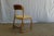 Mid-Century Modern Vintage French Model Traineau or Sleigh Side Chair in Ash by Emile & Walter Baumann, 1960s For Sale - Image 3 of 8