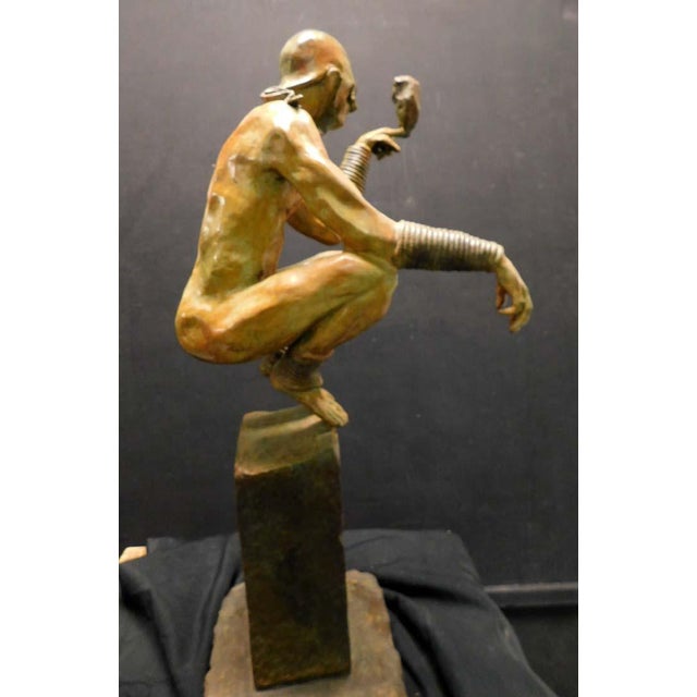 "A Solid Thought" Original Limited Edition Bronze Sculpture by Renzo Hand Signed by the artist "A Solid Thought" Original...