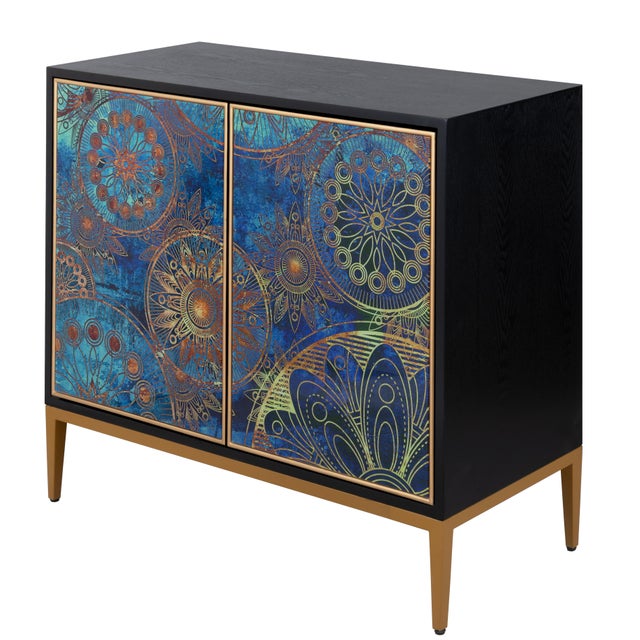 Modern Pasargad Home Eclipta Modern Accent Cabinet For Sale - Image 3 of 9