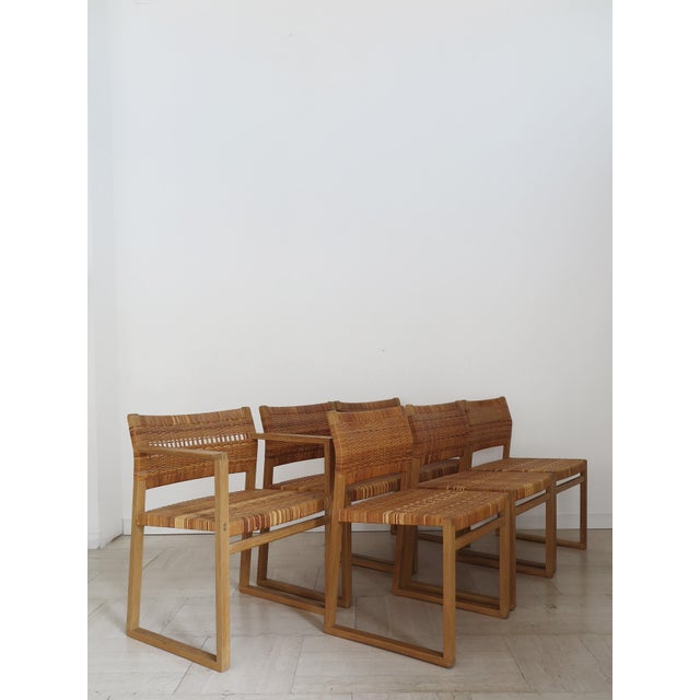Mid-Century Scandinavian Oak Dining Room Chairs attributed to Børge Mogensen, Denmark, 1950s, Set of 6 For Sale - Image 18 of 18