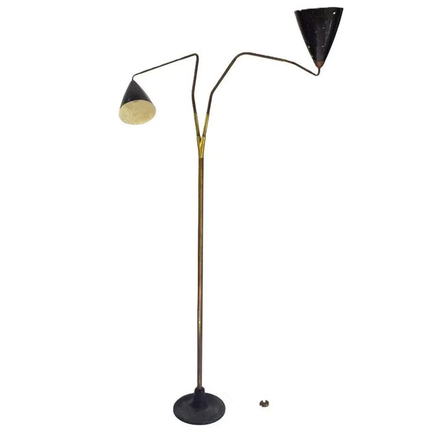 Vintage Flamingo Floor Lamp by Franz Hagenauer for Werkstätte Hagenauer Wien, 1950s For Sale - Image 6 of 13