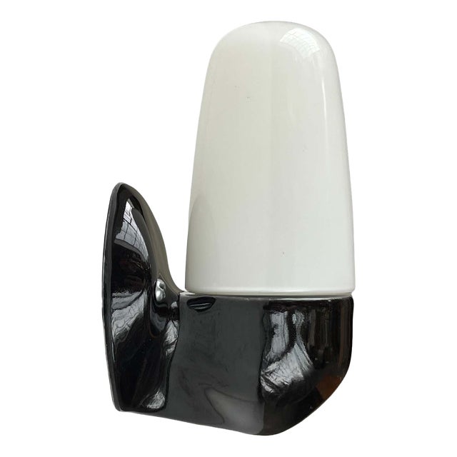 Mid-Century Modern German Ceramic 6067 Sconce by Wilhelm Wagenfeld for Lindner, 1950s For Sale