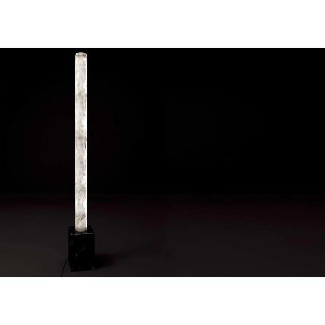 Zeus Emperador Marble Floor Lamp by Alabastro Italiano For Sale - Image 6 of 7