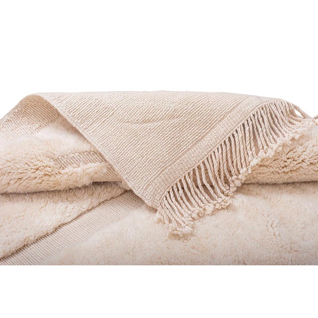 Contemporary Hand-Knotted Wool Rug by Azele Studio For Sale - Image 3 of 10