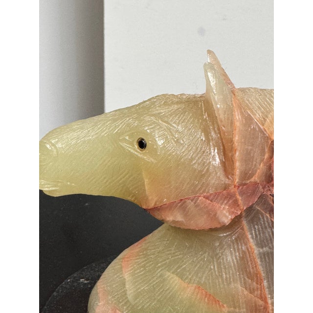 Amsterdam Sauer Carved Translucent Stone Horse Head Sculpture For Sale In San Francisco - Image 6 of 12