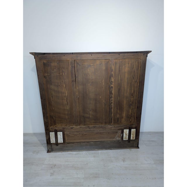 Oak Showcase Cabinet with Extension, 1890s For Sale - Image 5 of 18