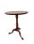 1970s Walnut Pie Crust Side Table Georgian Style Tripod Pedestal For Sale - Image 11 of 18