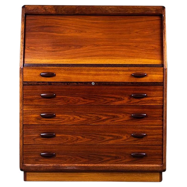 Secretaire in Rosewood from Dyrlund, Denmark, 1970s For Sale