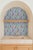 Textile Tassel Trellis Grasscloth Wallpaper by House Party | Silk Ribbon Blue | 6 Yards For Sale - Image 7 of 8