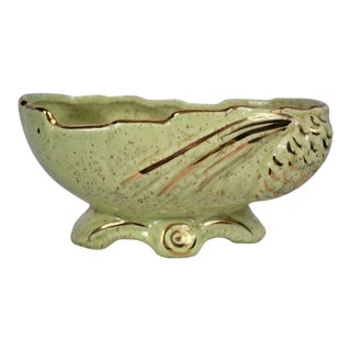 Vintage B. K. Gold Pinecone Bowl For Sale