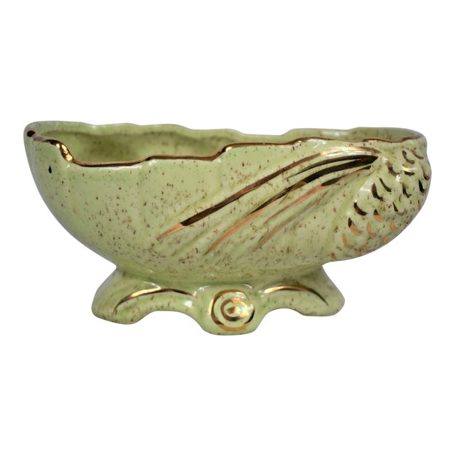 Vintage B. K. Gold Pinecone Bowl For Sale