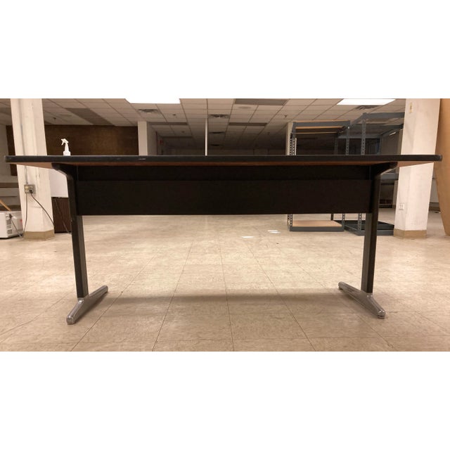 Herman Miller Herman Miller Action Office Table in Oak by George Nelson For Sale - Image 4 of 13