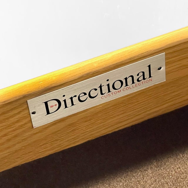 Directional Credenza with Marble Top For Sale - Image 9 of 10