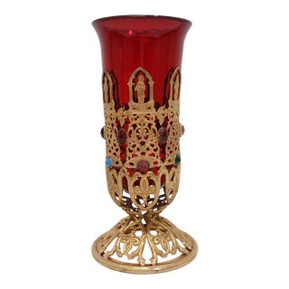 Early 20th Century Sanctuary Lamp - Red For Sale