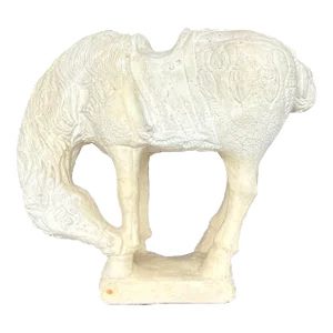 Vintage Boho Ceramic Tang Dynasty Horse
