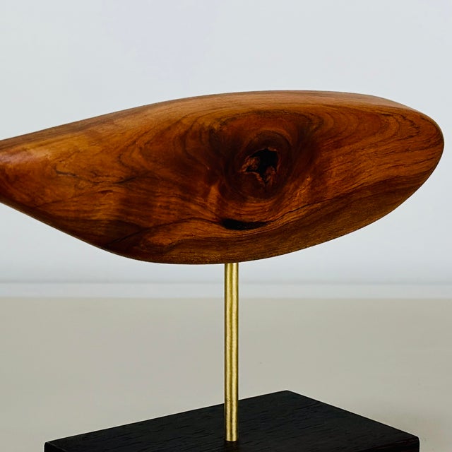 Brown Figurative Abstract Whale Sculpture For Sale - Image 8 of 9