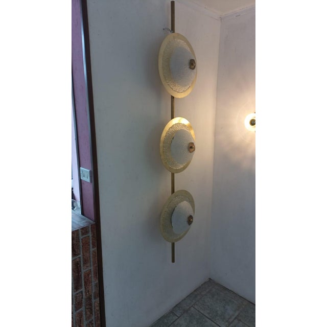 Italian Murano Glass Wall Light Sconces, 1960s, Set of 2 For Sale - Image 7 of 9