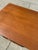 Wood 1950's Solid Mahogany Writing Desk For Sale - Image 7 of 11