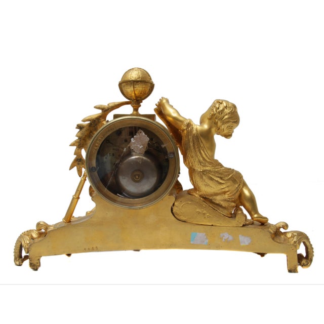 Biedermeier An Austrian Ormolu Mantel Clock, W. Schonberger, Vienna, Mid- To Late 19th Century For Sale - Image 3 of 5