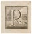 Letter p is an etching realized by luigi vanvitelli. The etching belongs to the print suite “antiquities of herculaneum...