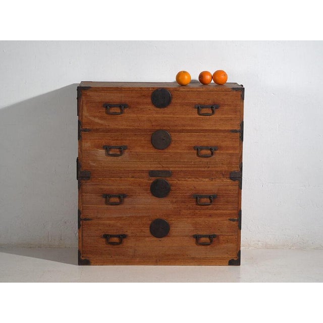 Japanese Tansu in Wood For Sale - Image 11 of 14