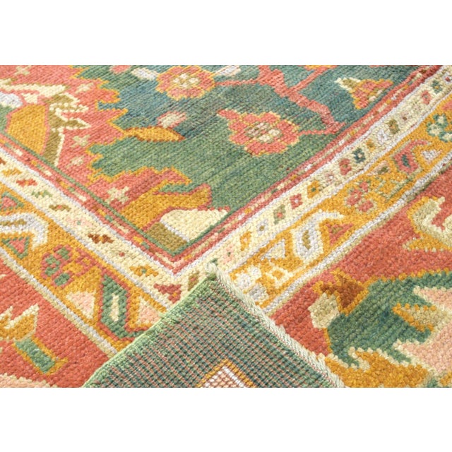 1960s Turkish Oushak Rug For Sale - Image 4 of 6