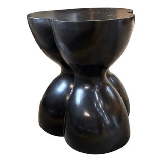 Sculptural Club Stool in Bronze by Elan Atelier For Sale