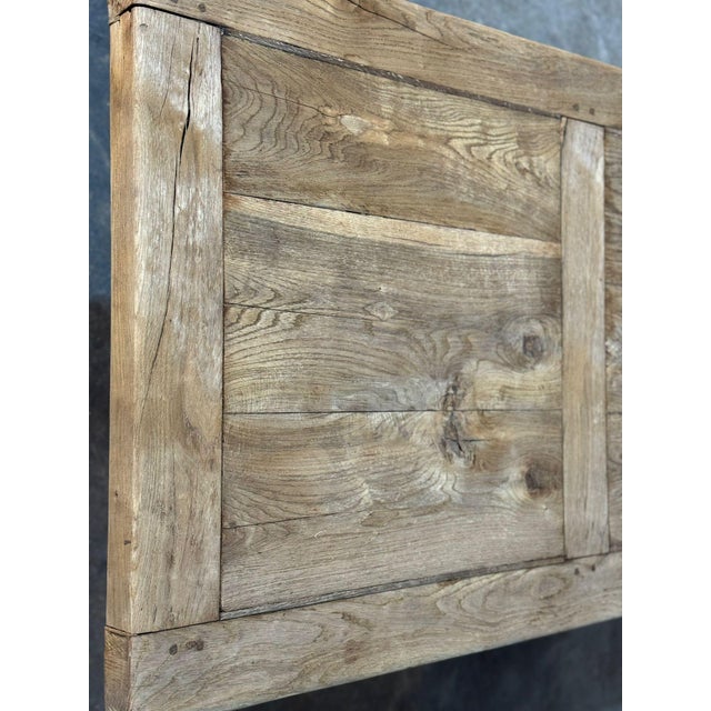 French Oak Farmhouse Dining Table, 1929 For Sale - Image 9 of 18