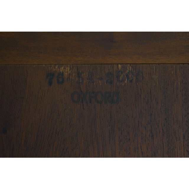 Kindel Oxford Mahogany 4 Door Breakfront For Sale - Image 11 of 12