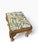 Antique Queen Anne Ottoman in Upholstery and Cabriole Legs by William Morriss, 1890s For Sale - Image 8 of 10