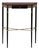 Vintage Console Table in the style of Jacques Adnet, 1950s For Sale