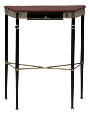 Vintage Console Table in the style of Jacques Adnet, 1950s