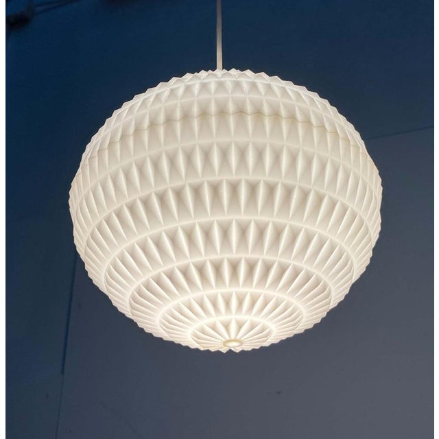 Mid-Century Modern German UFO Pendant Lamp by Aloys Ferdinand Gangkofner for Erco, 1960s For Sale - Image 4 of 18