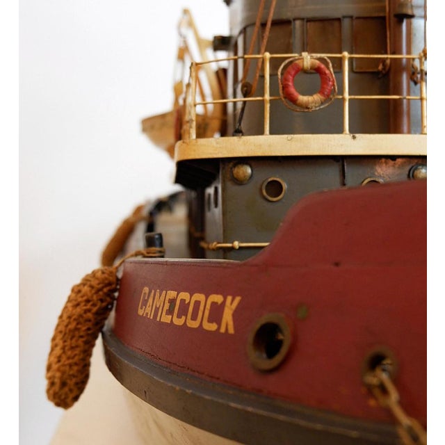 Camecock Tug Boat Model, London, 1940s For Sale - Image 7 of 16