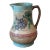 Antique Majolica Floral Pitcher For Sale