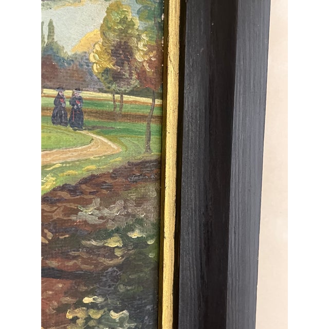 Vintage Oil on Board Signed by Artist For Sale - Image 12 of 14