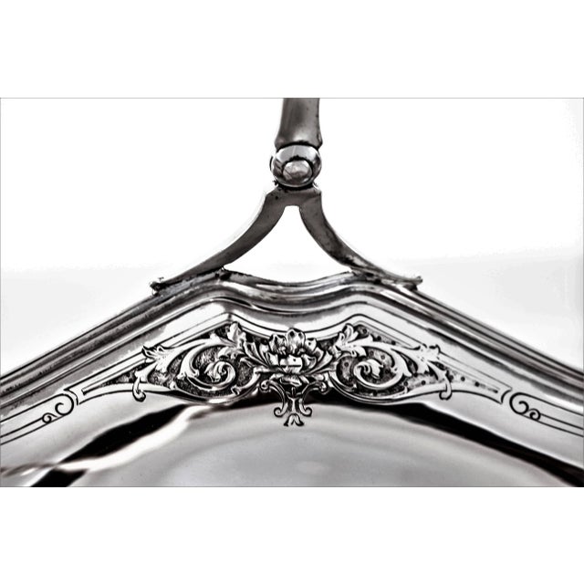 1930s Frank Whiting Sterling Basket For Sale - Image 5 of 8