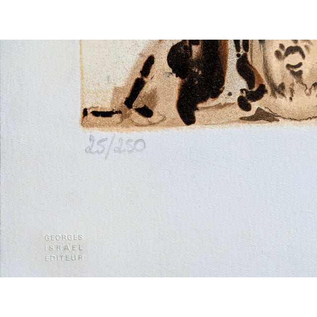 Salvador Dali, Horse of Troia, Signed and Numbered Color Lithograph, 1983 For Sale - Image 3 of 9