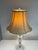 Champagne Vintage Cut Glass Table Lamp For Sale - Image 8 of 12