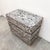 Vintage 1980s Postmodern Grey Three Drawer Dresser Tall Boy For Sale - Image 9 of 10