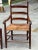 Mid-Century Modern Early 20th Century Rush Seating Ladderback Chairs - Set of 4 For Sale - Image 3 of 8