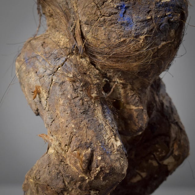 Early 20th Century Igbo Standing Fetish Figure with Attached Ball Nigeria For Sale - Image 15 of 15