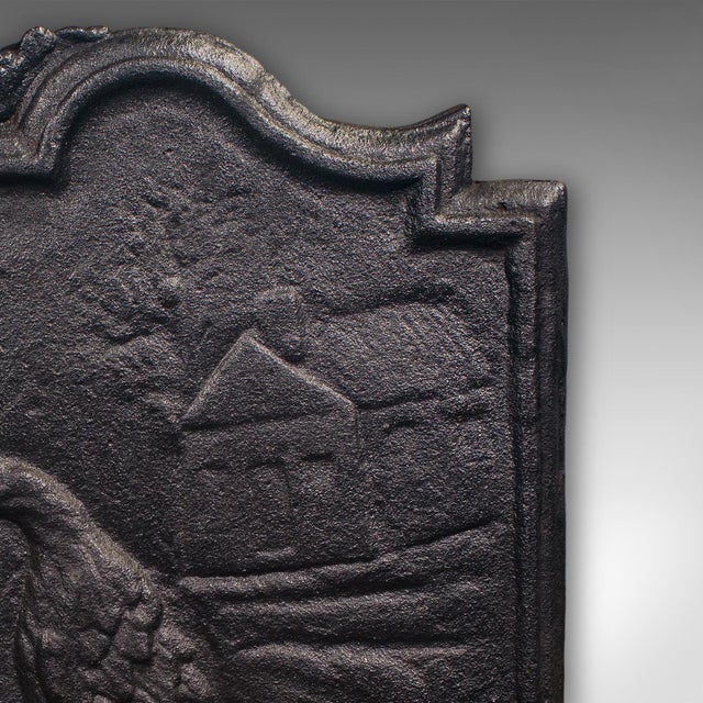 Antique Decorative Fire Back, English, Fireplace Reflector, Victorian, c.1890 For Sale - Image 6 of 8