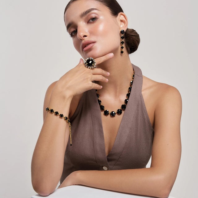 A sleek, new design inspired by the architectural beauty of the metropolis. These minimal yet classy earrings are...