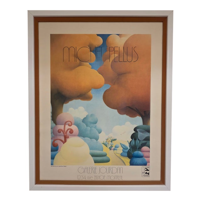 Michel Pellus "The Whimsical Road" Exhibition Poster – Galerie Jordan For Sale