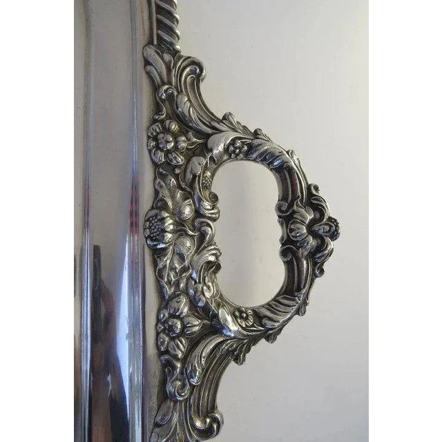 Old Sheffield Rectangular Tray Gadrooned Edge 1840 For Sale In Denver - Image 6 of 7