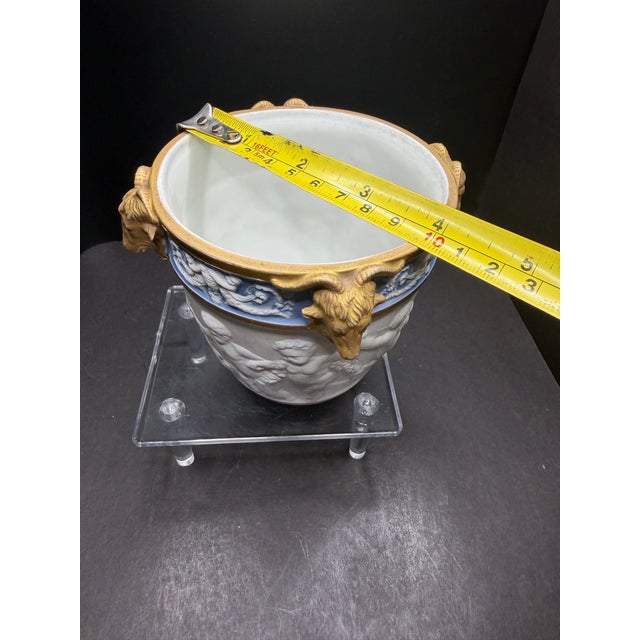Antique Sèvres Biscuit Porcelain Cachepot For Sale In Tampa - Image 6 of 6
